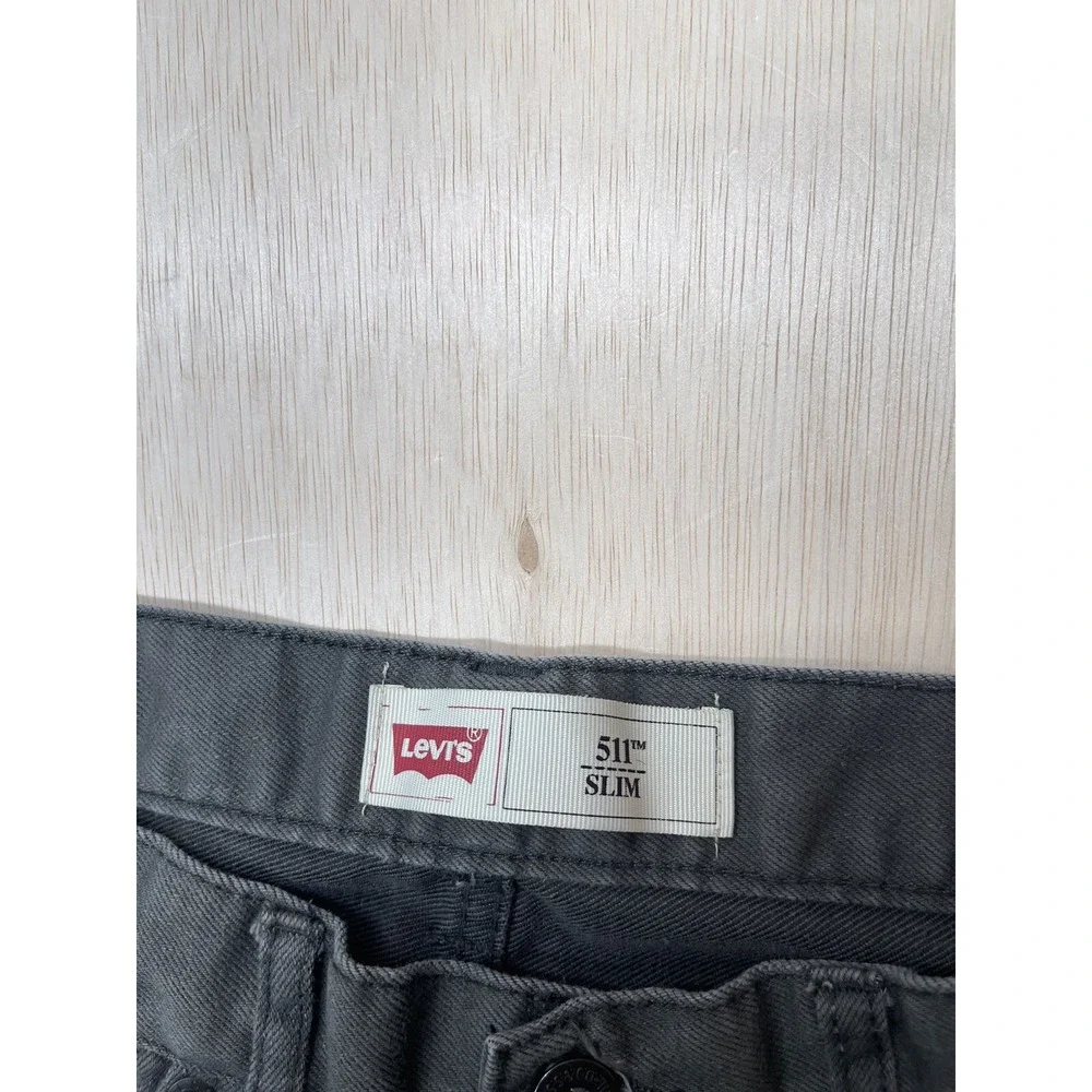 Levi's 511 slim dark Gray wash 16‎ Regular 28x28 Boys Denim Jeans